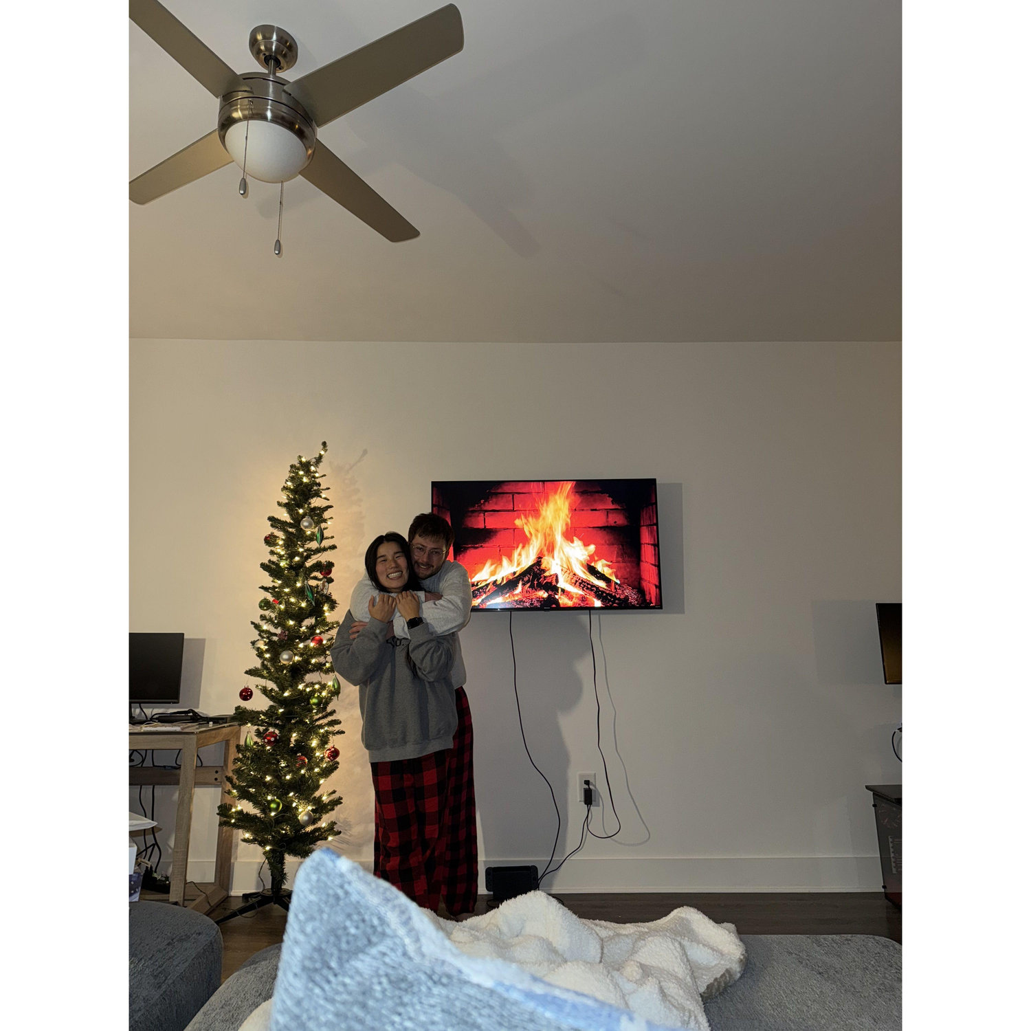 first Christmas in first apartment