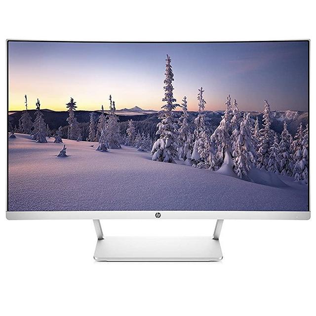 HP 27" Curved HP27SC1 LCD WLED Monitor - Silver