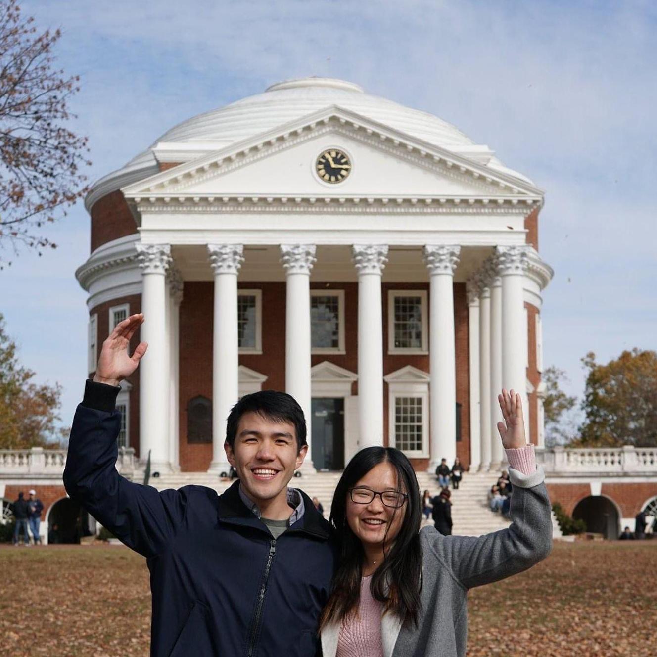 We are so grateful to have met at UVA, a place we both love so much!