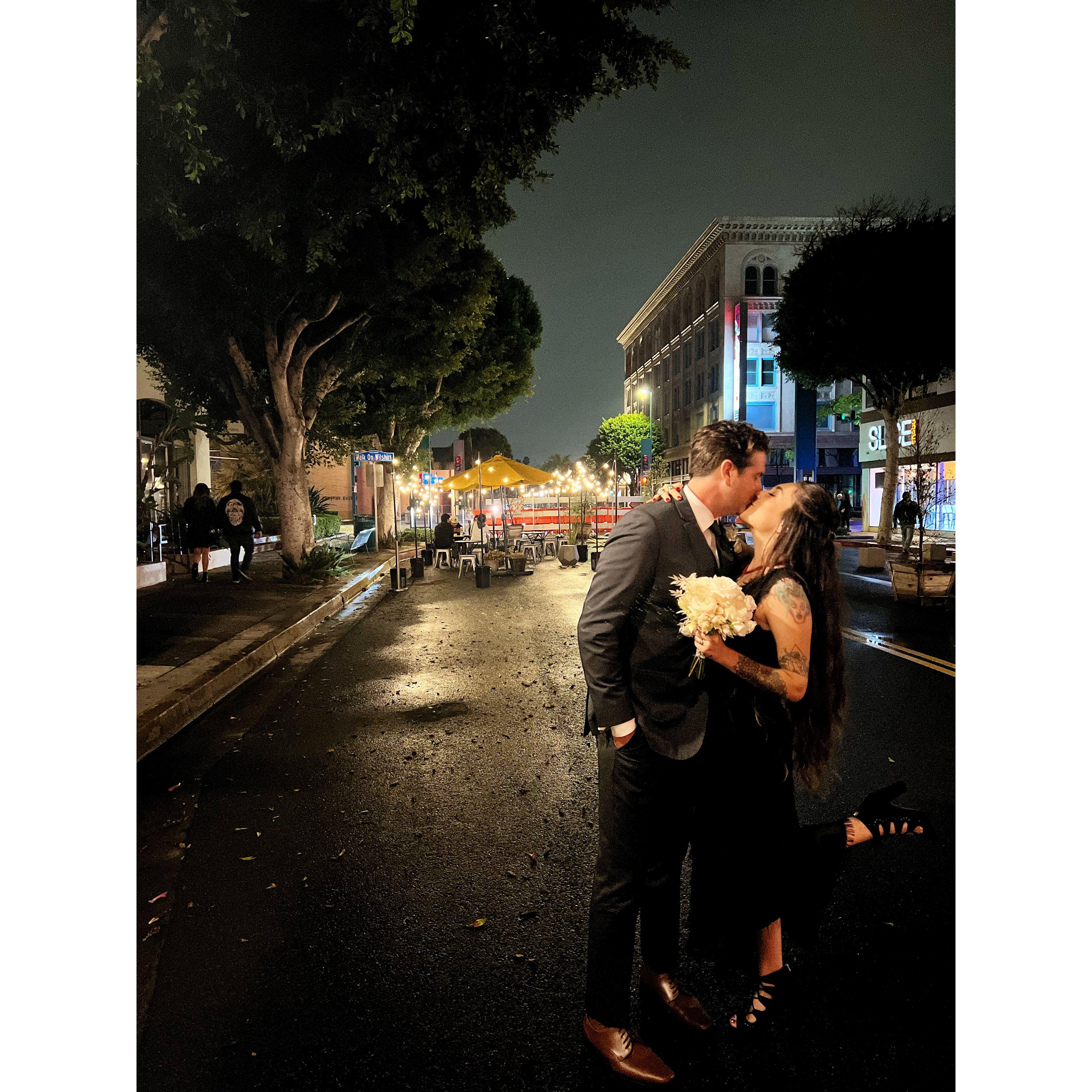 I caught the bouquet at a friends wedding!