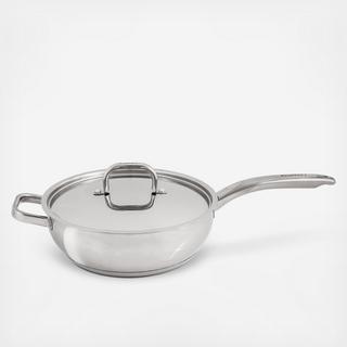 Belly Shape Deep Skillet with SS Lid