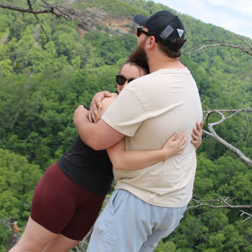 Our engagement at Sky Bridge Trail in Kentucky! June 6, 2025
