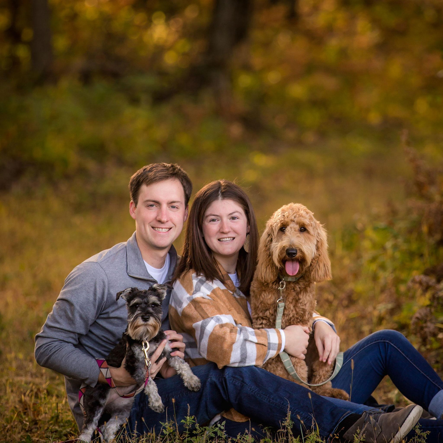 Notice how Jordan is holding Madeline's dog, and how Madeline is holding Jordan's dog? We realized pretty early on that getting pictures with the dogs would be nearly impossible.