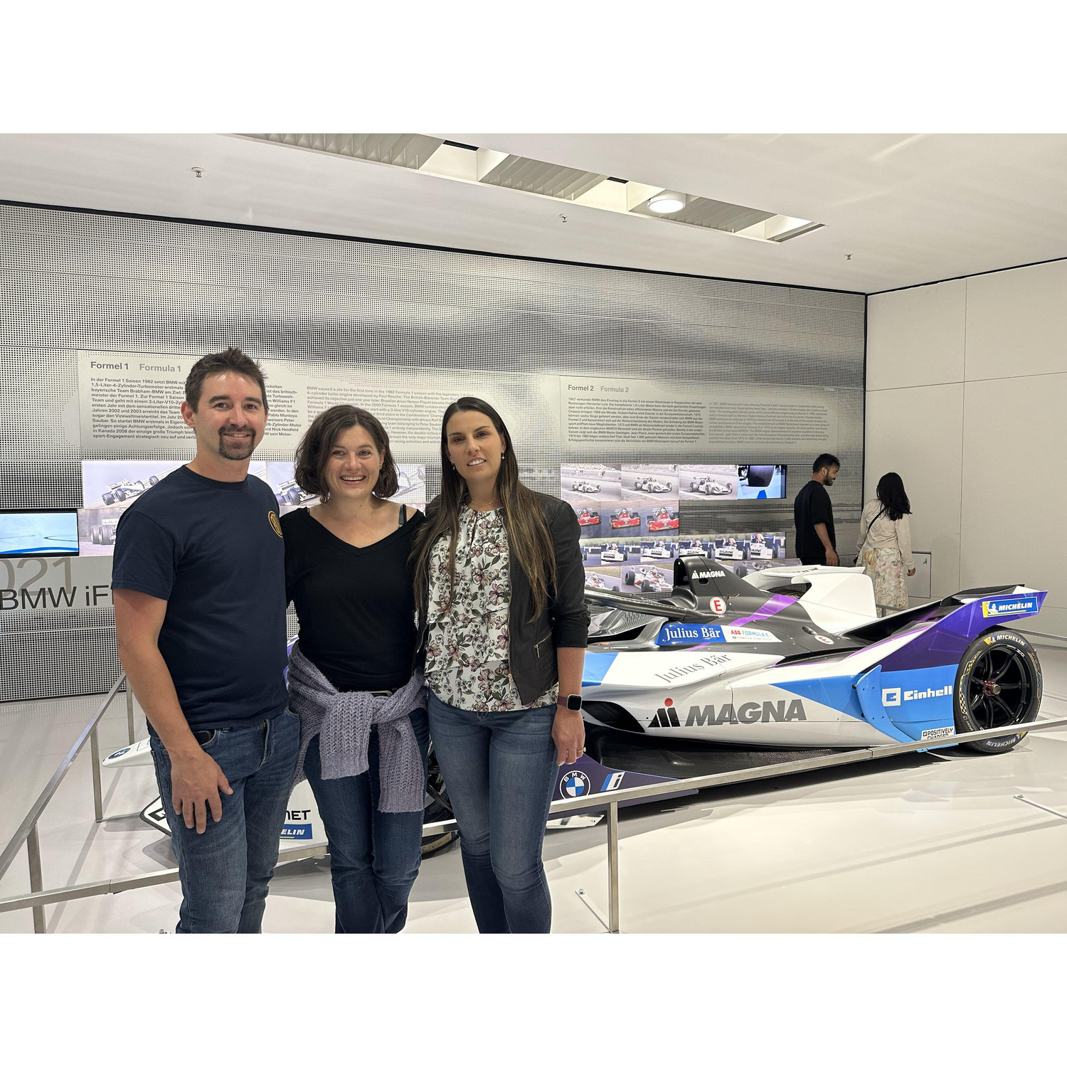BMW museum in Germany with our friend and coworker!
