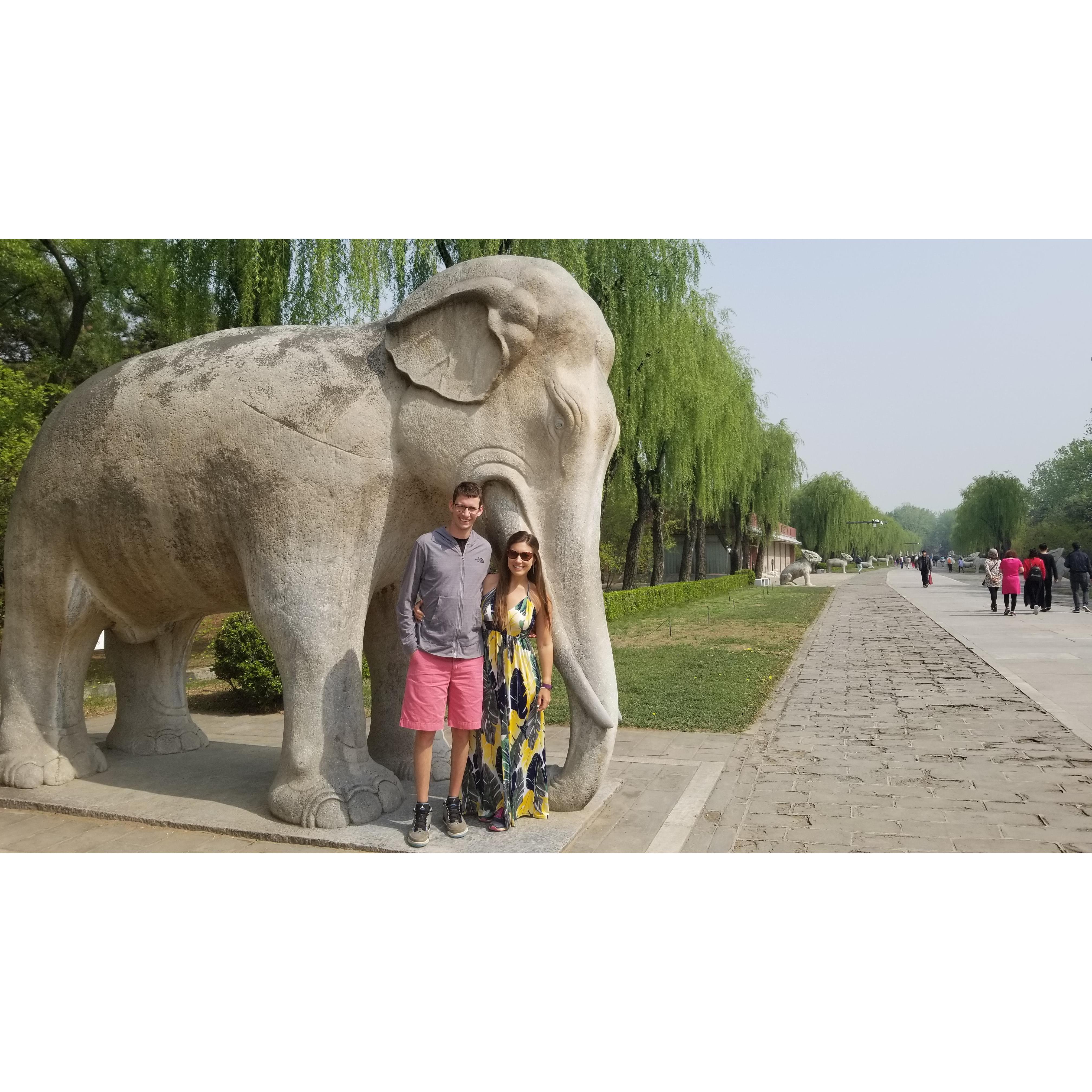 Dingling Tomb in Beijing, China