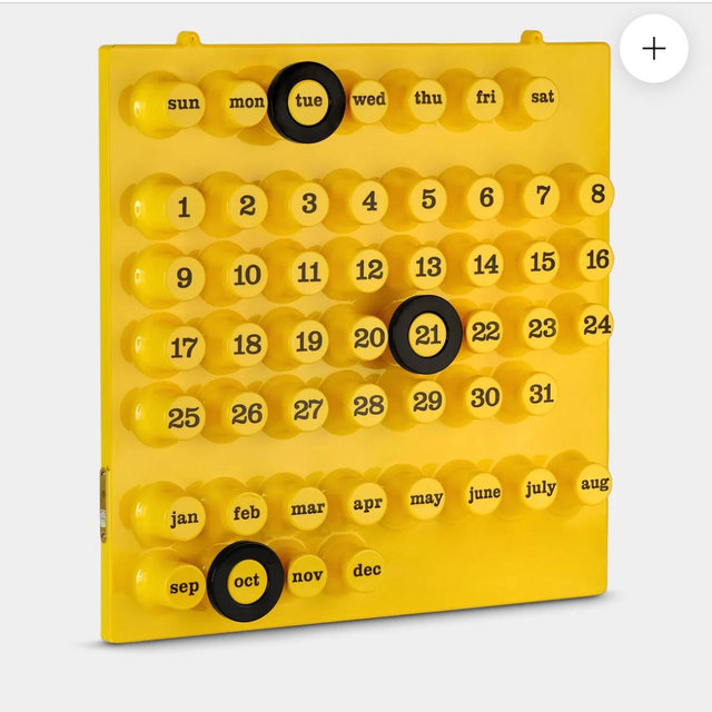 Euroway Ring-A-Date Perpetual Wall Calendar