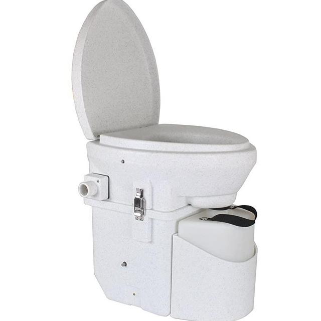 Nature's Head Self Contained Composting Toilet with Close Quarters Spider Handle Design