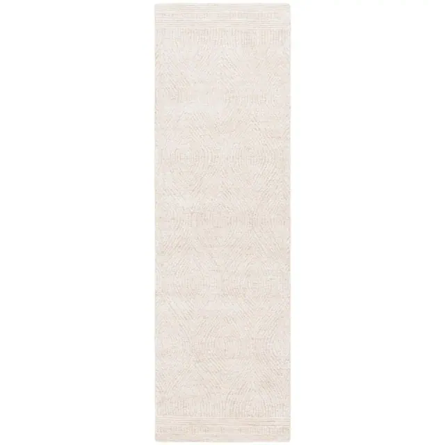 Abstract ABT340 Handmade Indoor Runner - Ivory/Beige - 2'-3"x8' - Safavieh