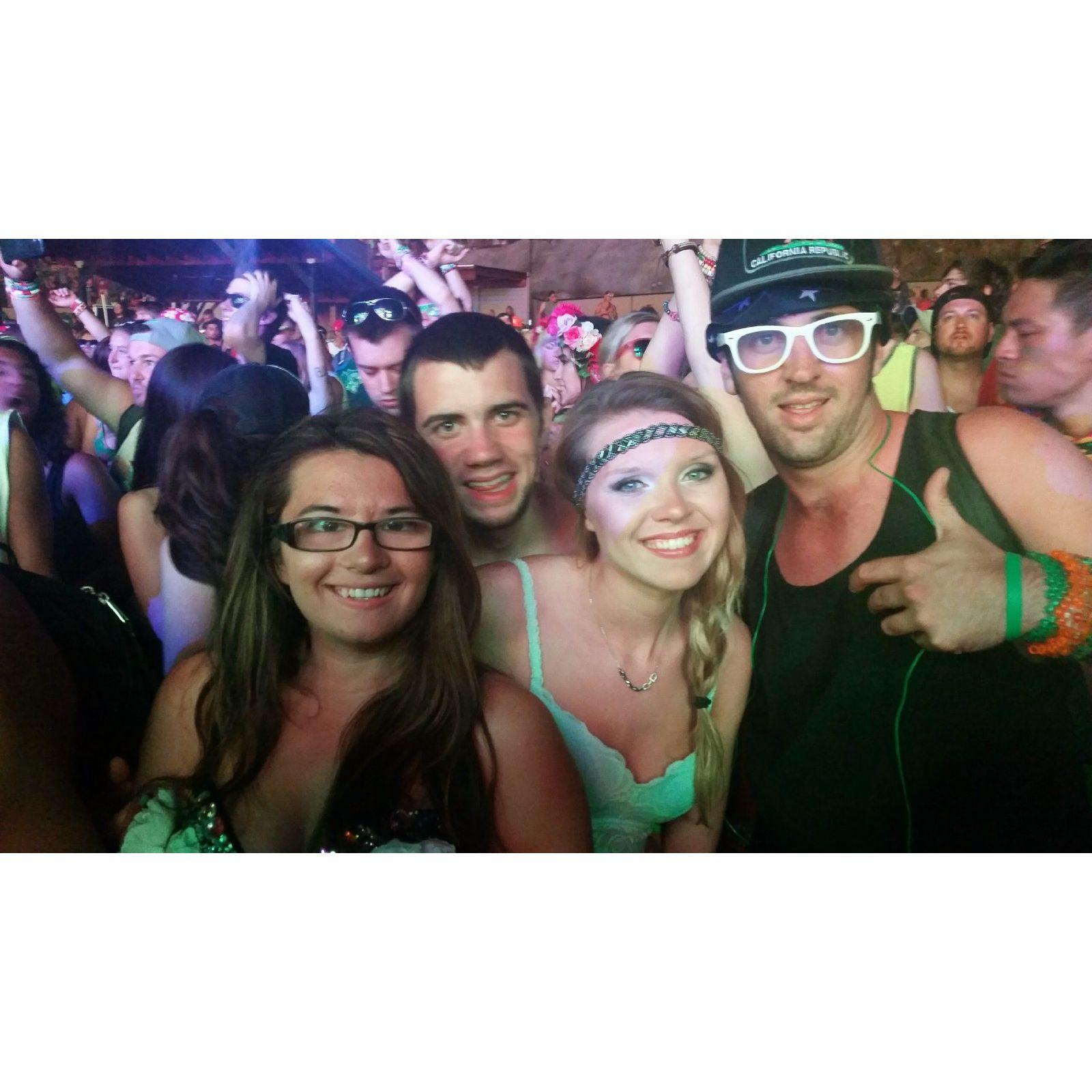 Our first festival together. Paradiso 2014