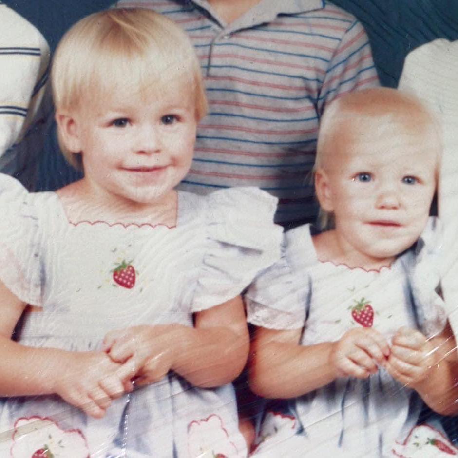 Audra and I look enough alike to be twins :)