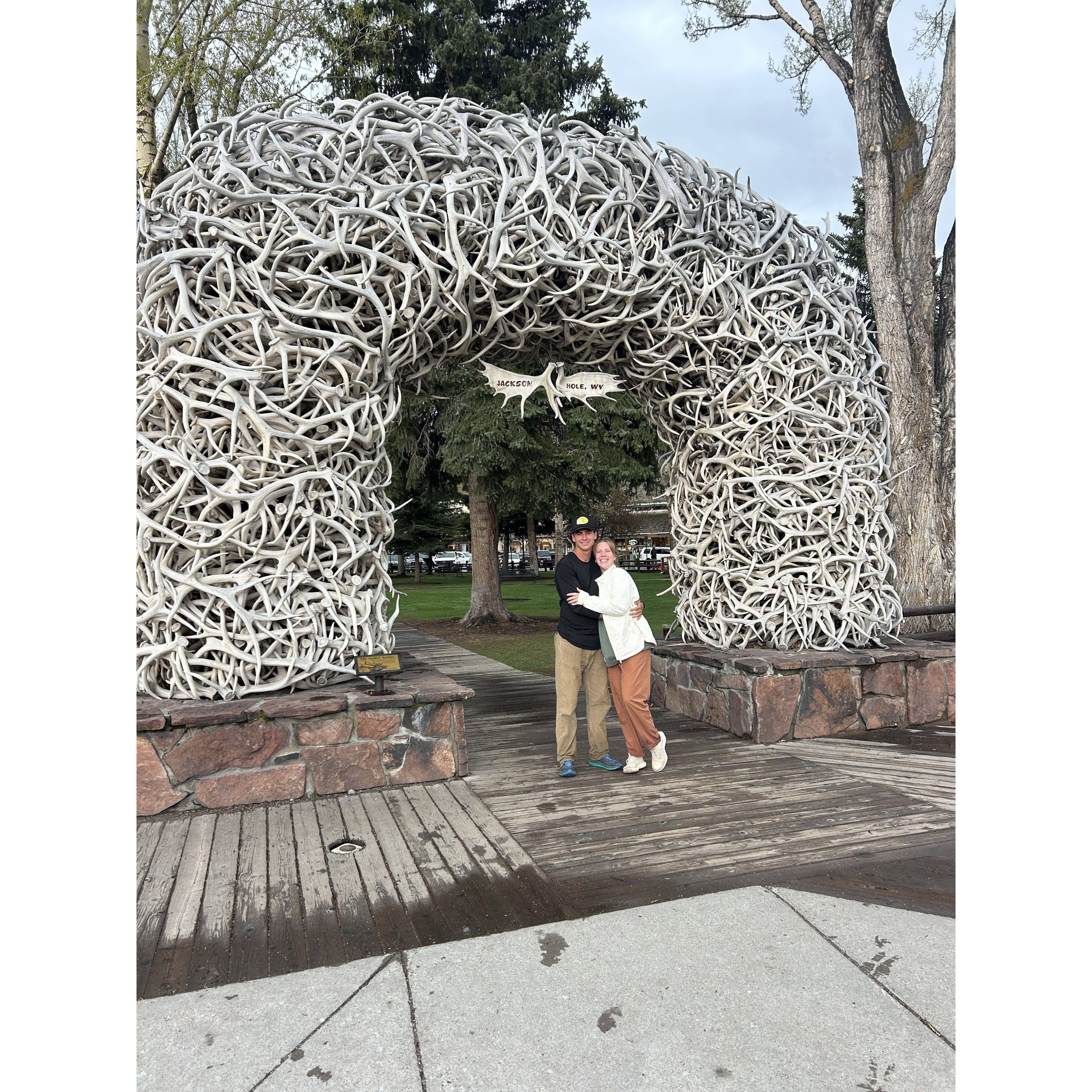 being tourists in Jackson