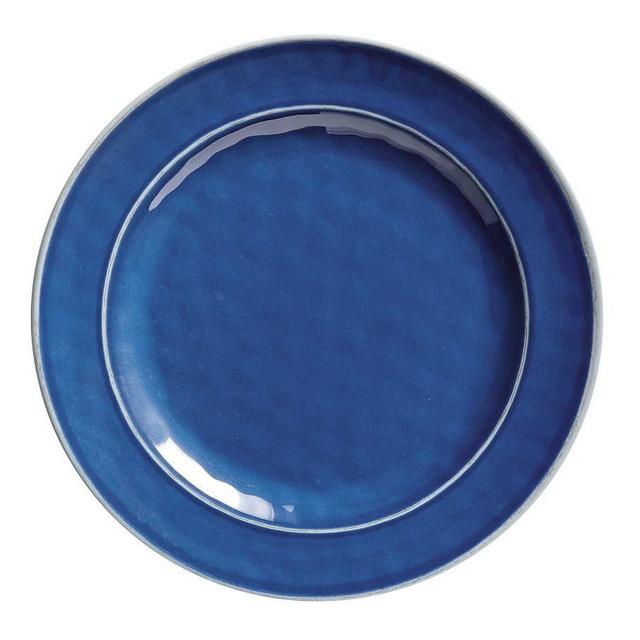 Cabana Melamine Dinner Plates, Set of 4 - Navy