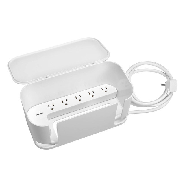 Globe Electric Cord Management Box White