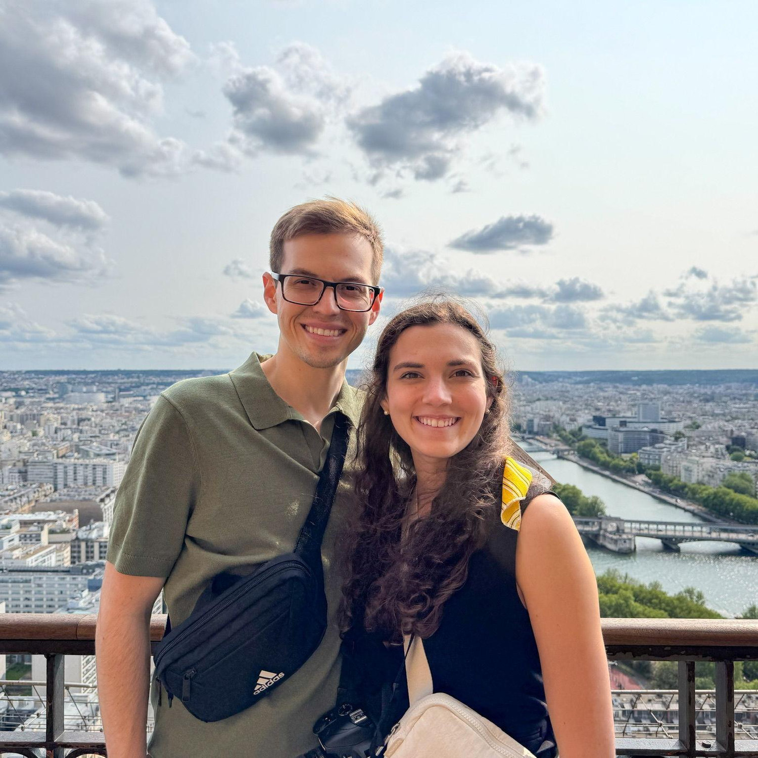 On top of the Eiffel Tower