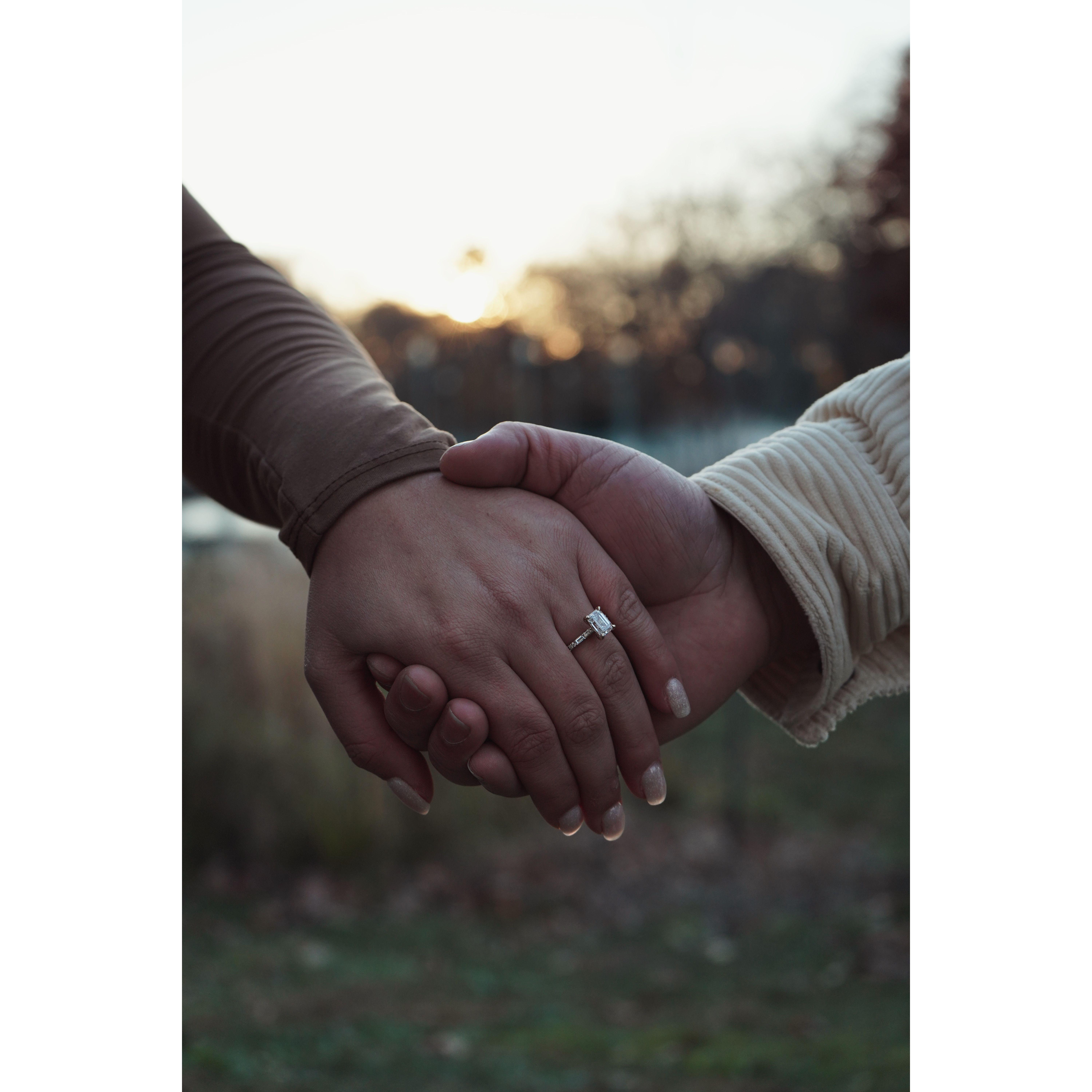 One of our engagement pics taken by Hailey's maid of honor, Liz