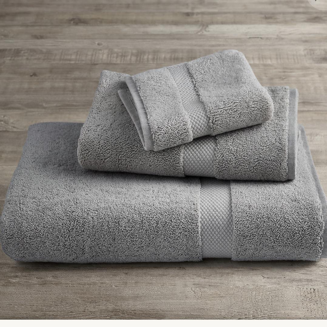 802-GRAM TURKISH TOWEL SET - PEWTER