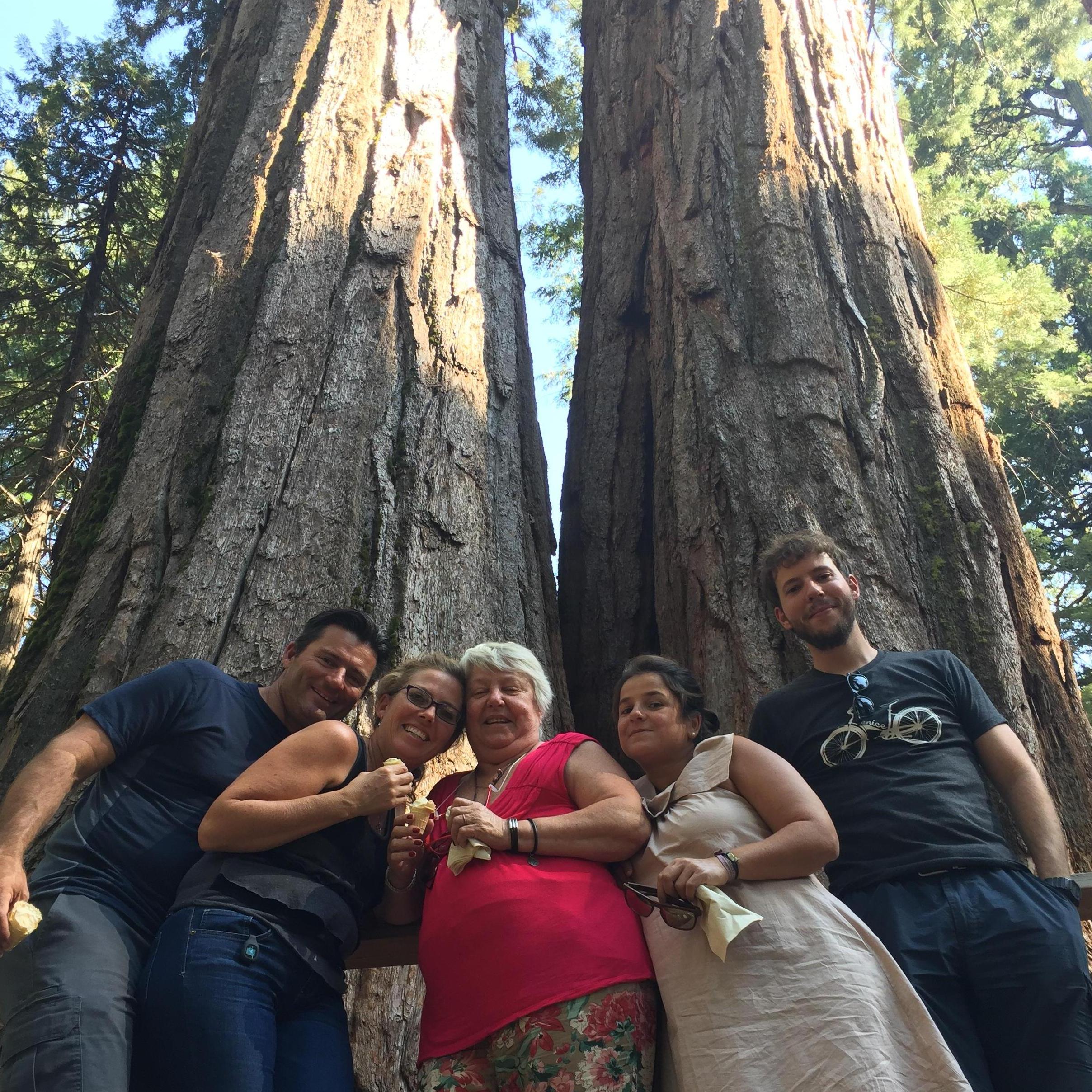 It was awesome to host Denise's family from Brazil and show them a bit of Northern California - August of 2017