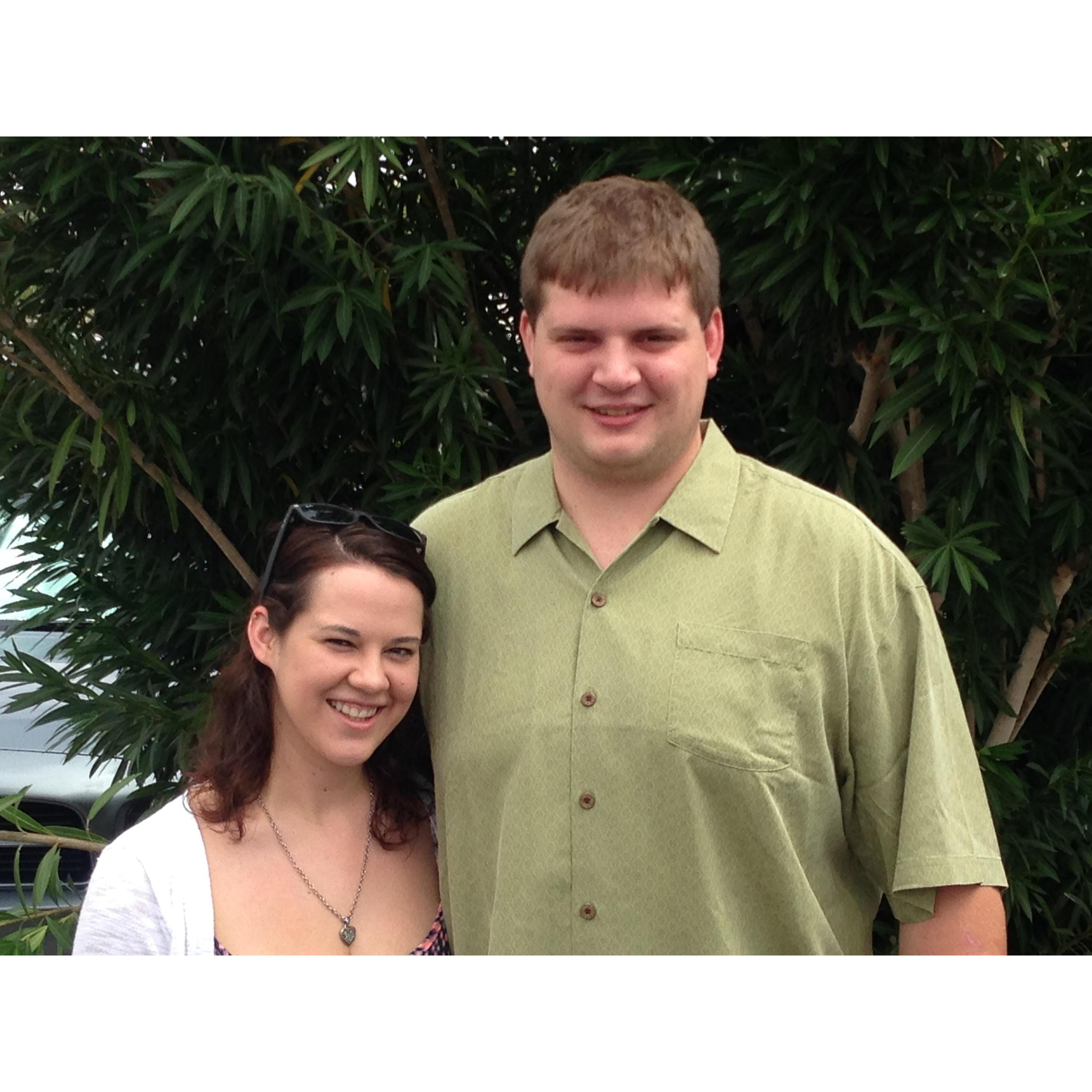 First Photo together. August 2014