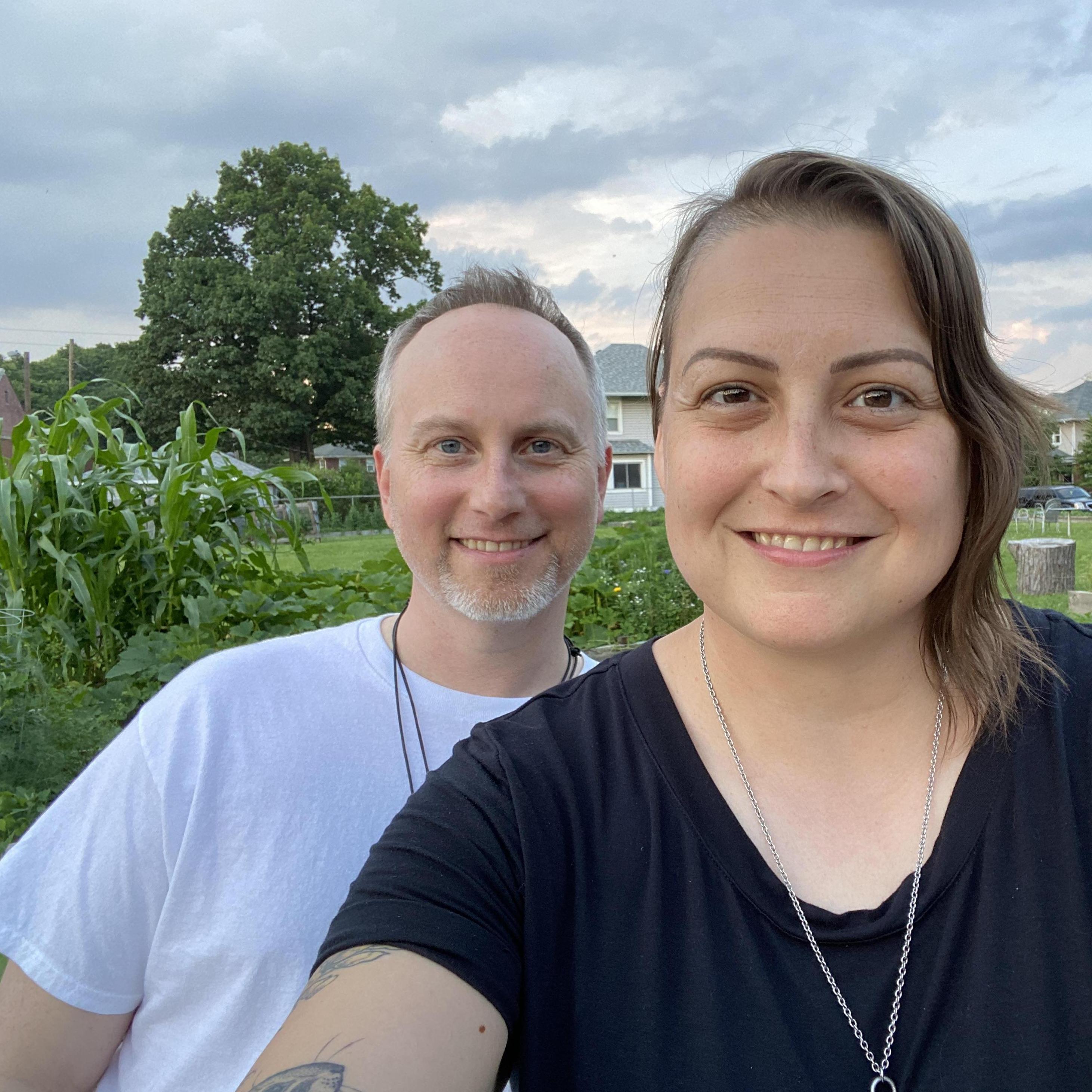 We built a beautiful community garden together.