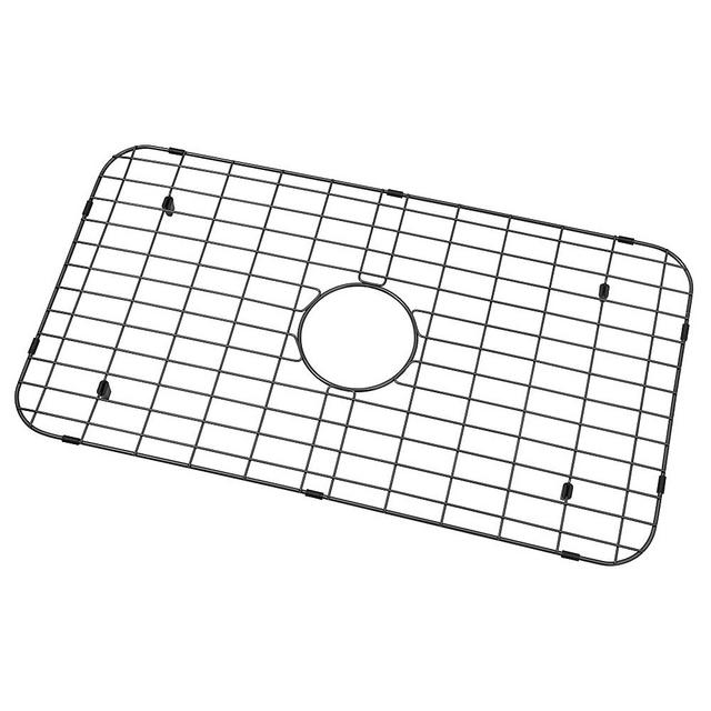 Lonsince Kitchen Sink Grid,Sink Protector Grid Size 28 7/16" X 15 1/2",Sink Protectors for Kitchen Sink,Farmhouse Sink Protector,Sink Bottom Grid for Single Bowl Kitchen Sink,Black Color