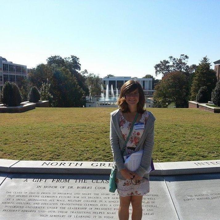 Clemson U. One of my first conference talks as a baby undergrad :)