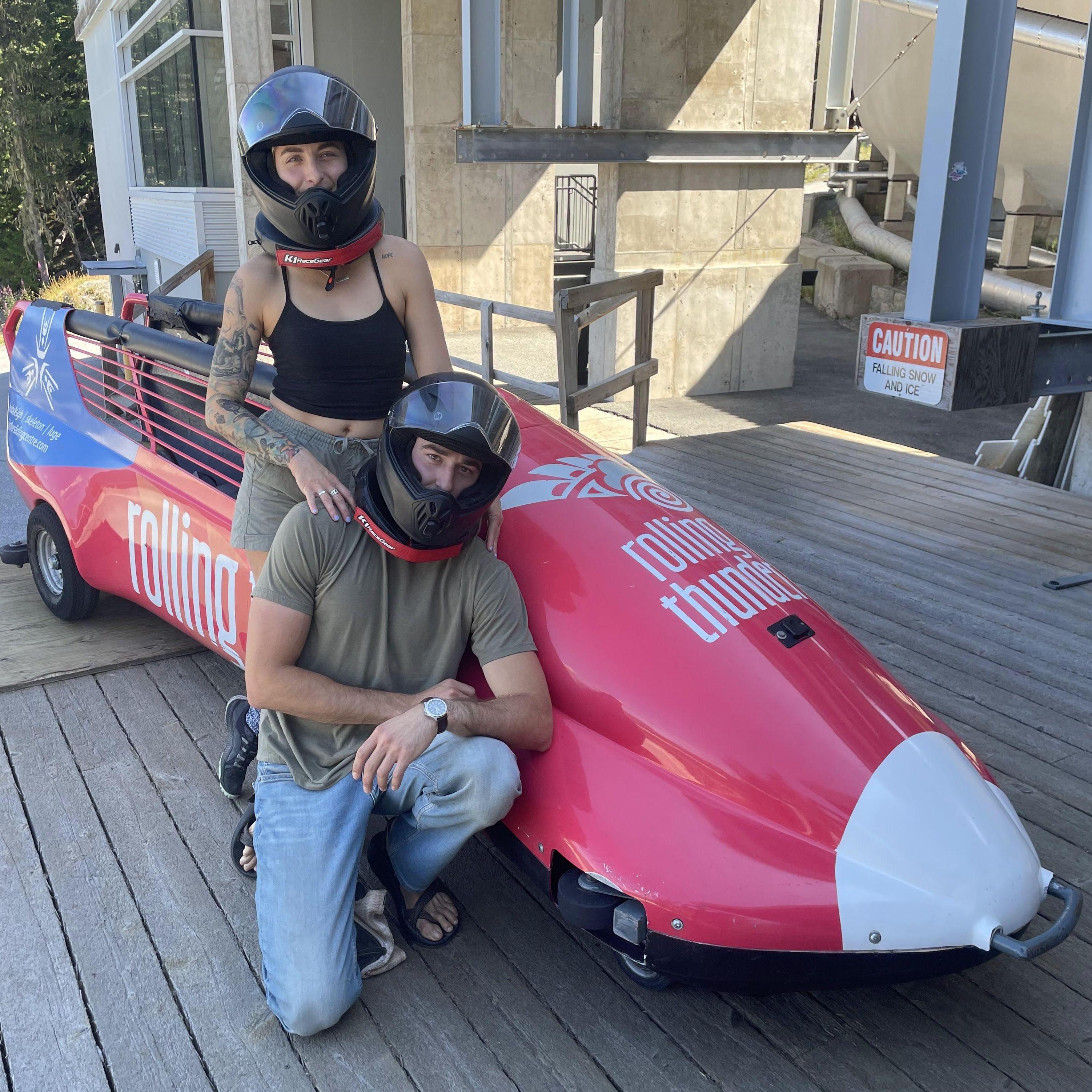 Sledding headfirst into this marriage