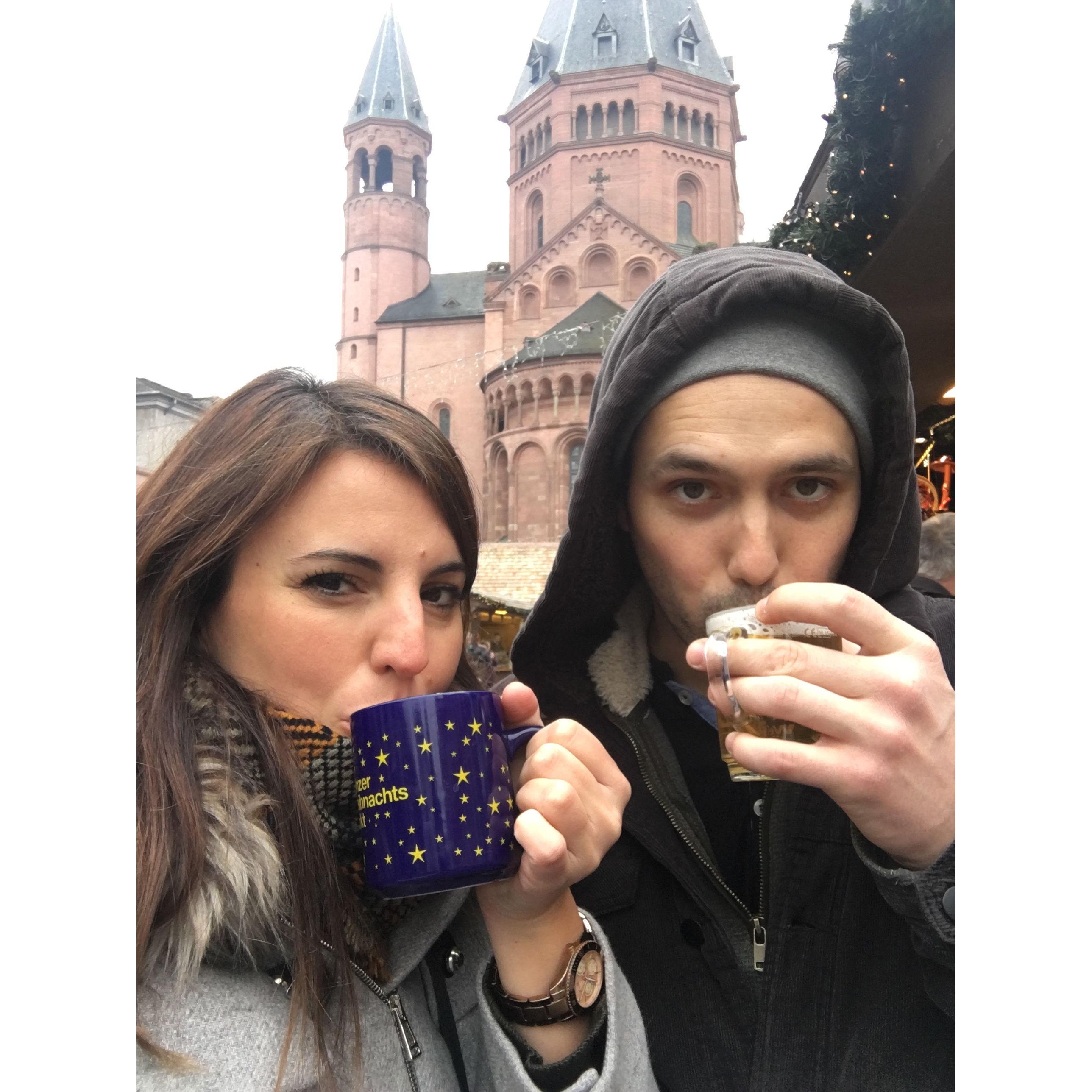 Tasting Glühwein in Mainz