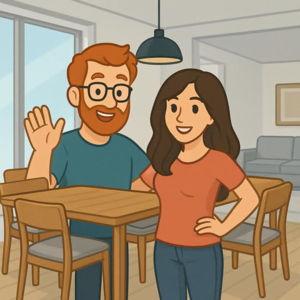 "Real"/"Adult" kitchen table and chairs