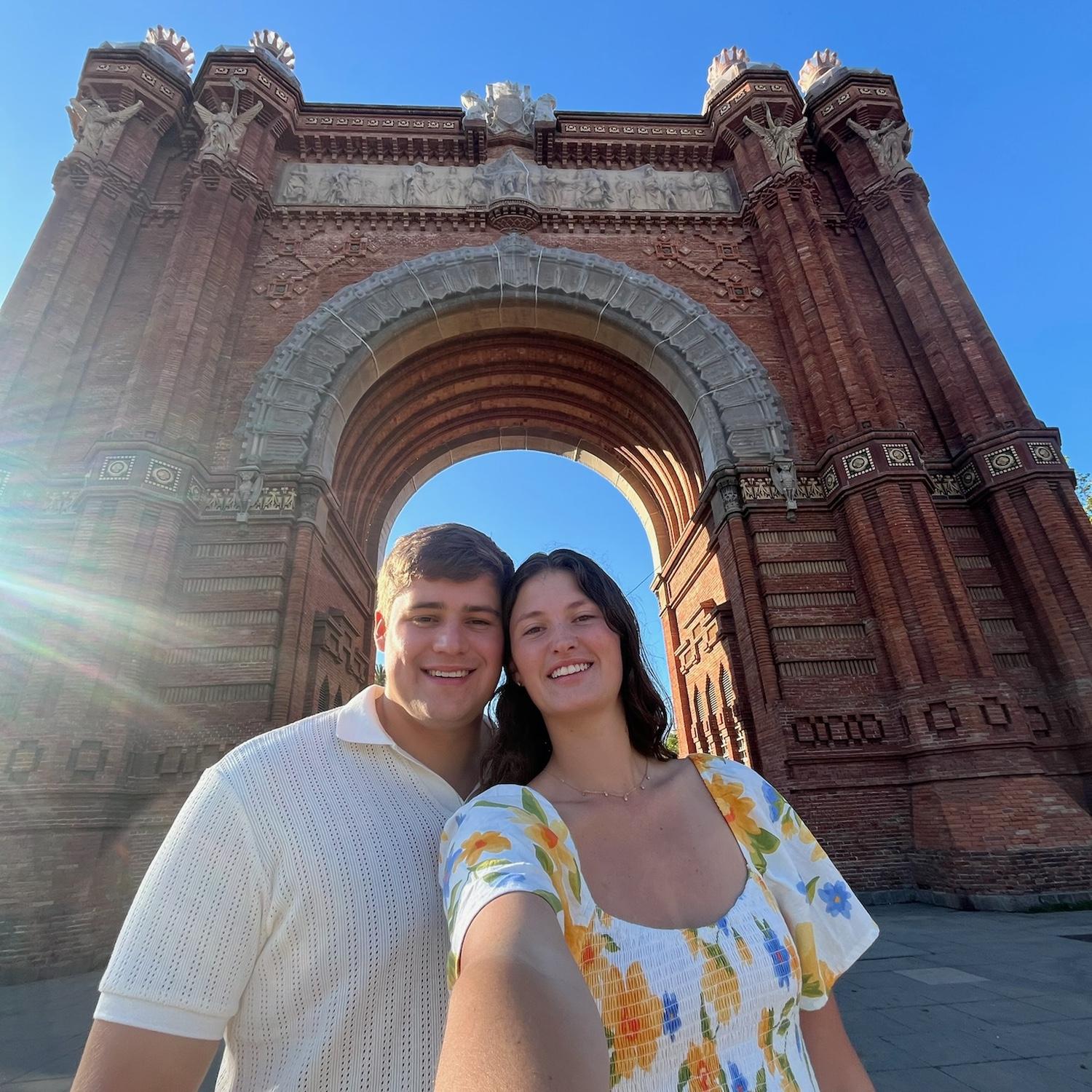 The Arc de Triomf in Barcelona!