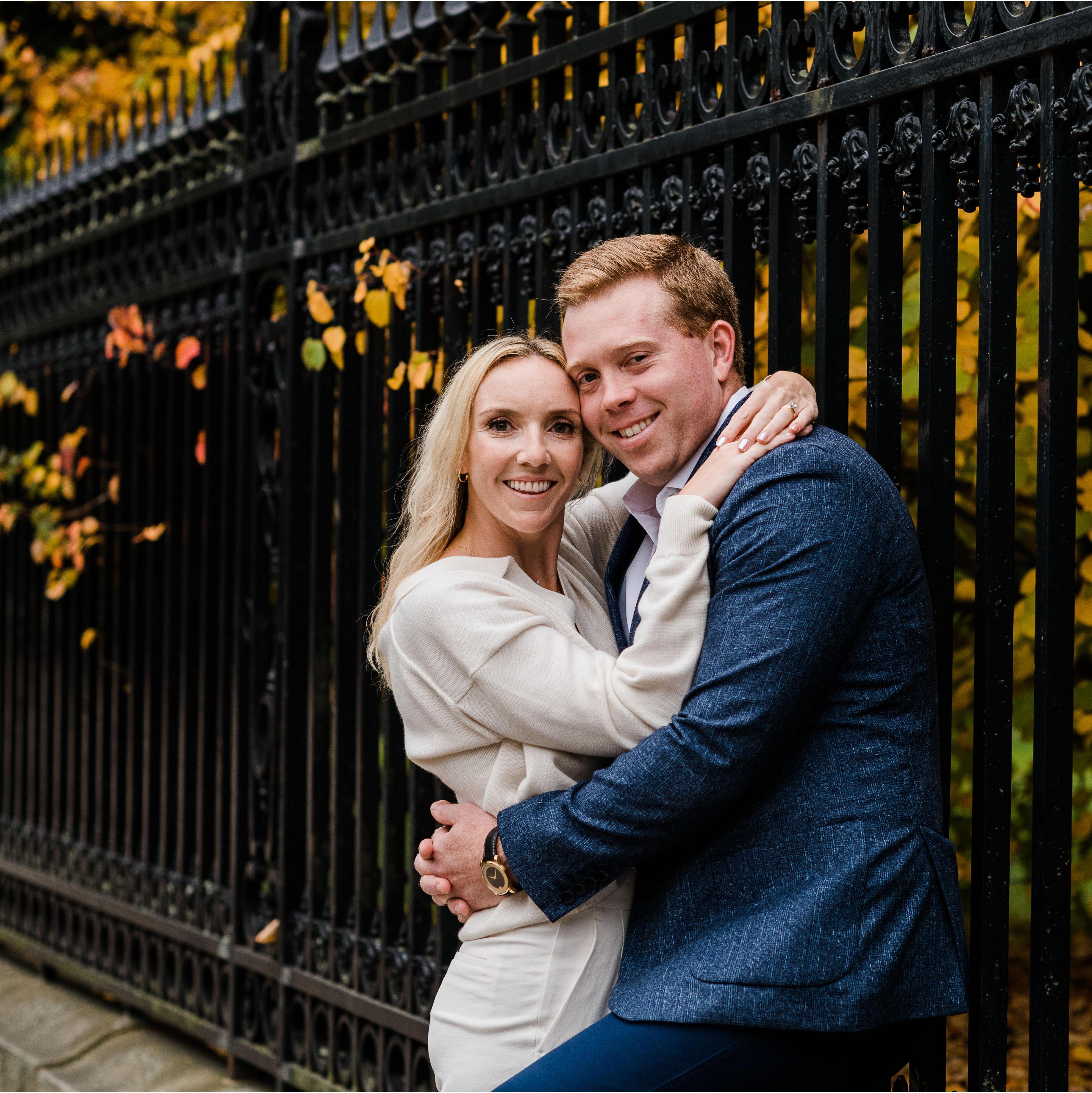 Engagement photos in Newport