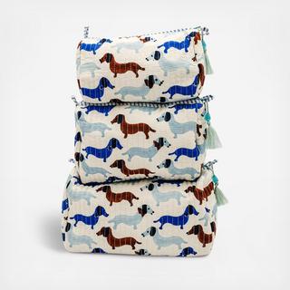 3-Piece Toiletry Bag Set