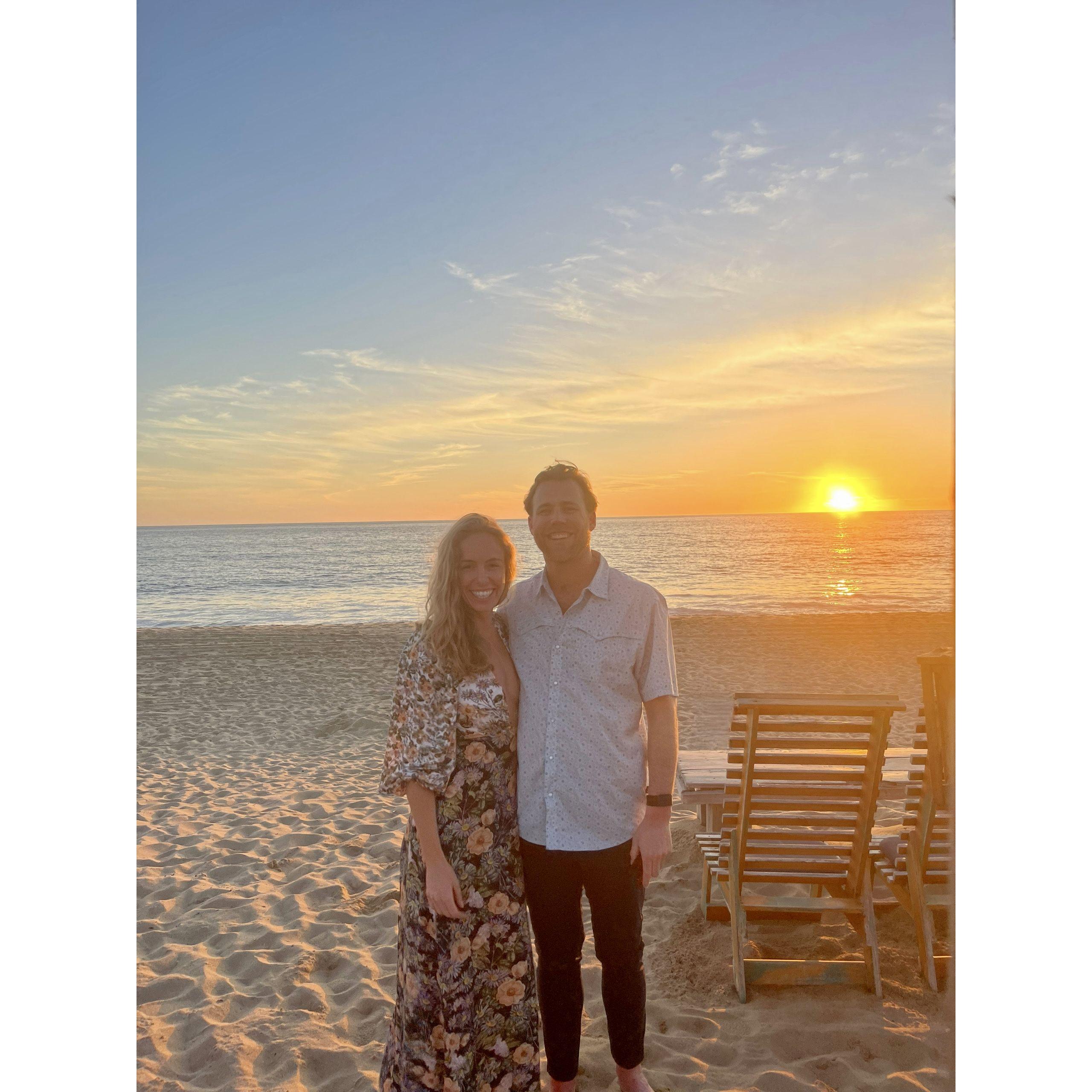 Sunset on the beach in Todos Santos, Mexico
[February 2023]