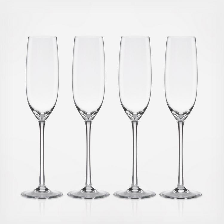 Lenox TUSCANY CLASSICS Champagne Flutes Glasses Set of 4 ~ BRAND NEW in BOX 