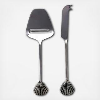 Coastal Life 2-Piece Cheese Knife Set