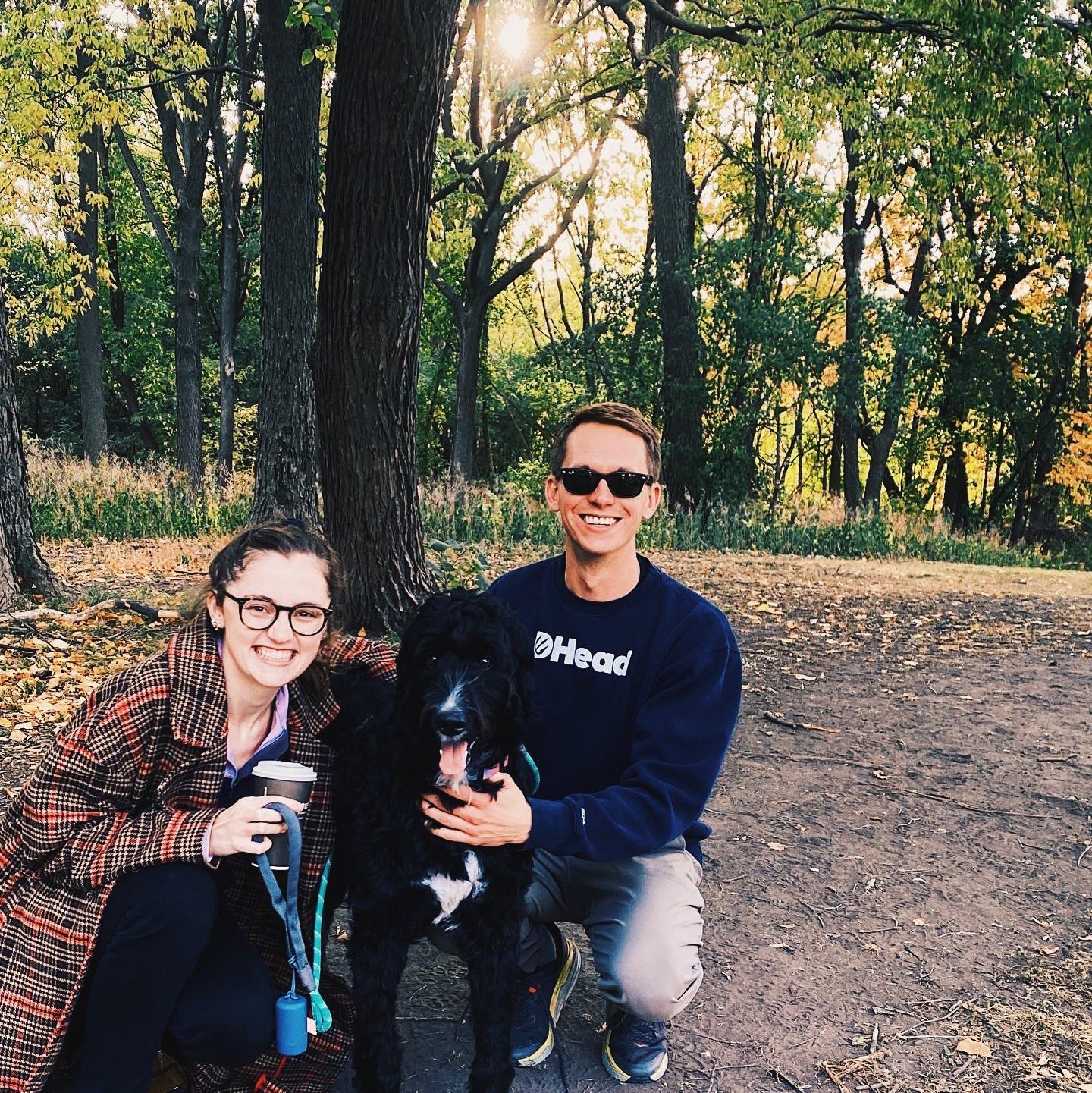 a random lady stopped us and said we needed a family photo 🐕‍🦺