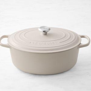 8-QT-Le Creuset Signature Enameled Cast Iron Oval Dutch Oven