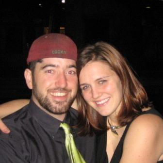 All dressed up... and wearing a backward baseball cap