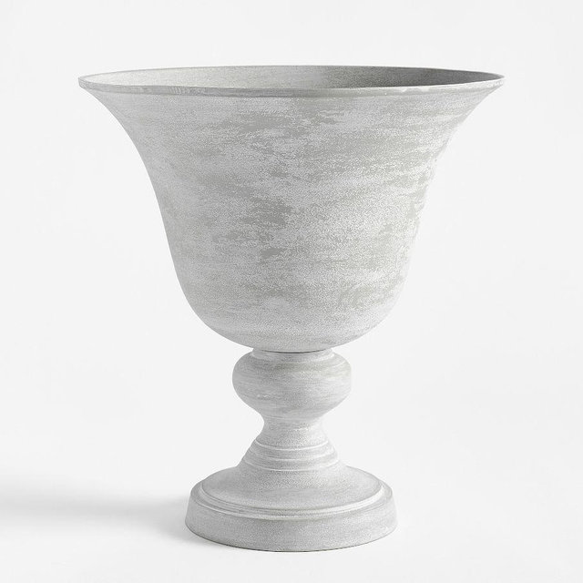 Zinc Pedestal Vase Large
