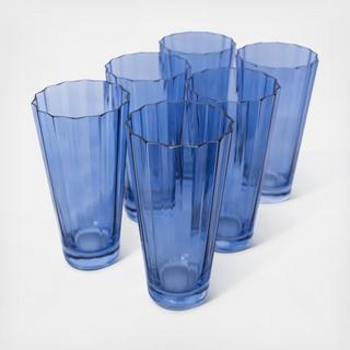 Estelle Sunday High Ball Glass, Set of 6