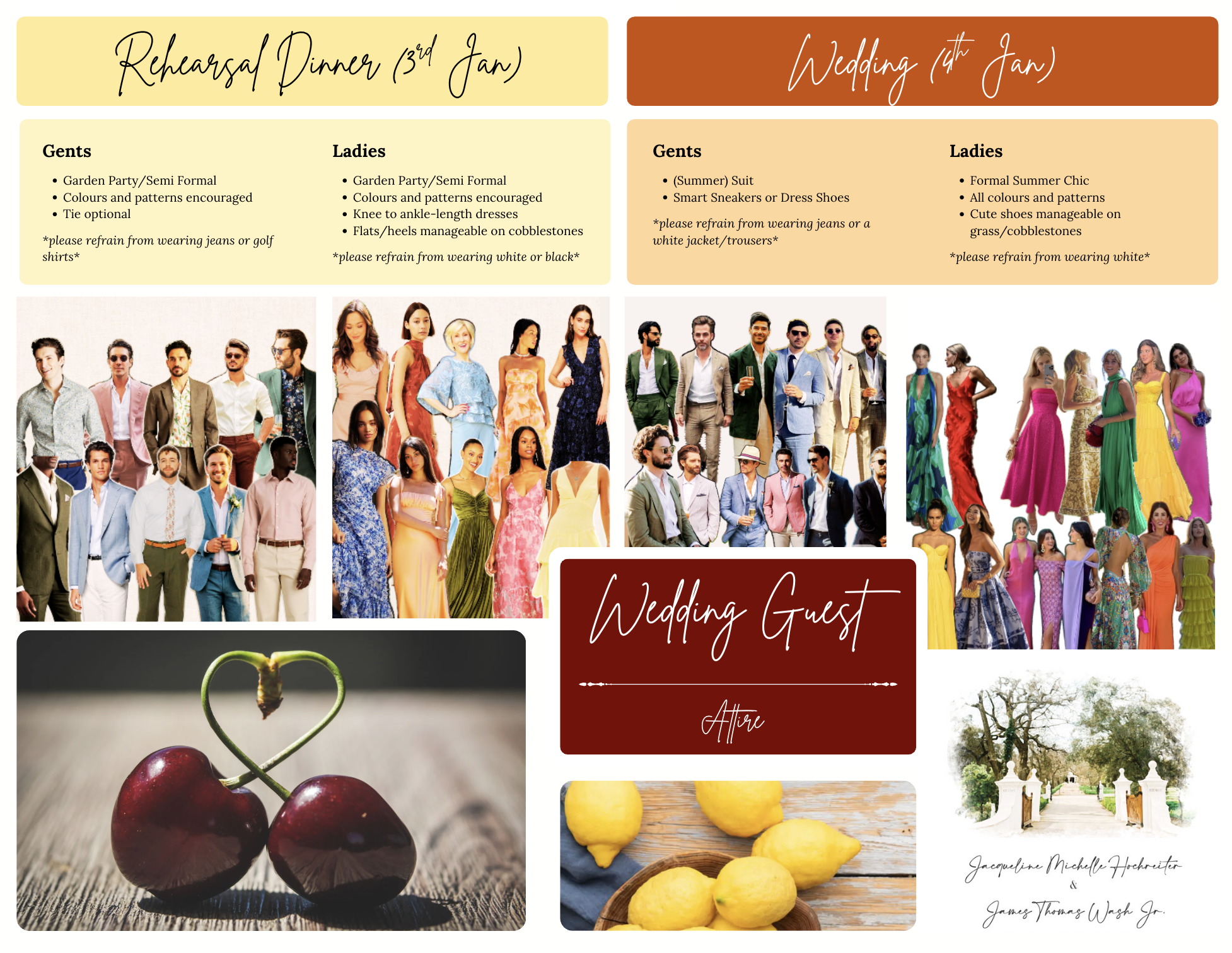 The Wedding Website of Jacqui Hochreiter and JT Wash