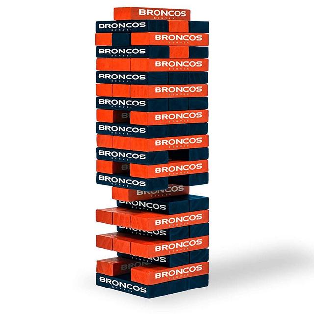 NFL Pro Football Tabletop Stackers Block Game by Wild Sports - Perfect Gift for NFL Football Fan, Dorm Game, Rec Room, Tailgate