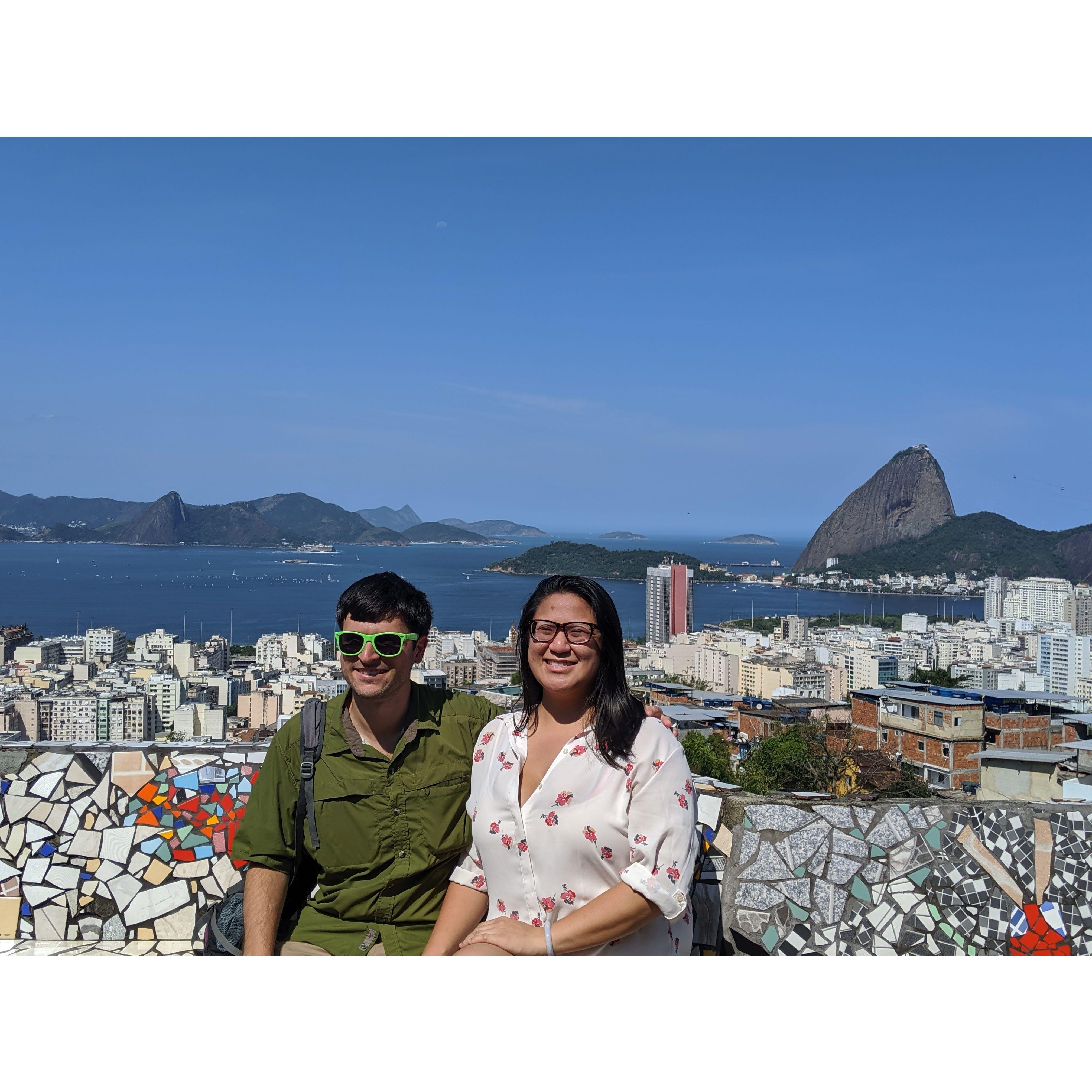 Our first and only visit to a favela in Rio de Janeiro, Brazil