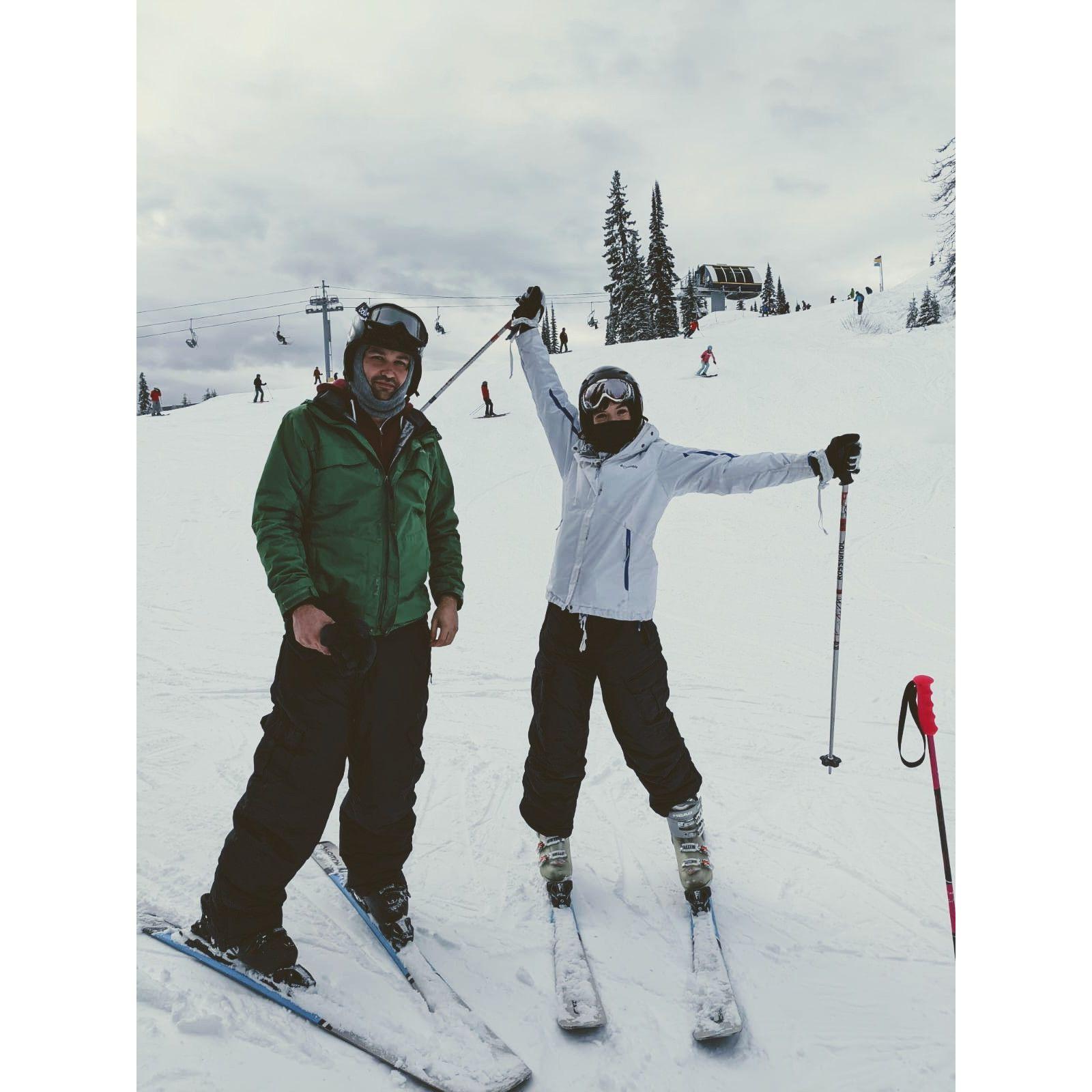 Ben's first ski: BC, Canada, 2021