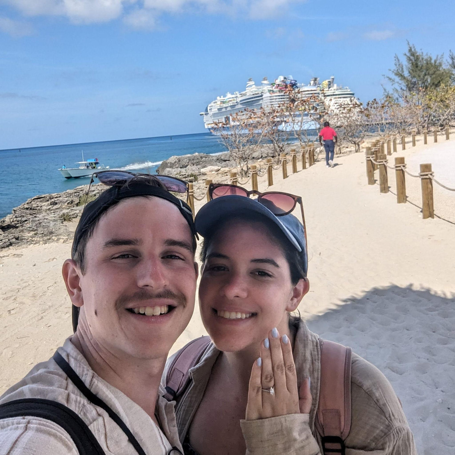 March 2024 - The end of our engagement day on the way back to the ship