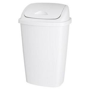 Sterilite® 54 Qt./13.5 Gal. Swing-Top Wastebasket - White