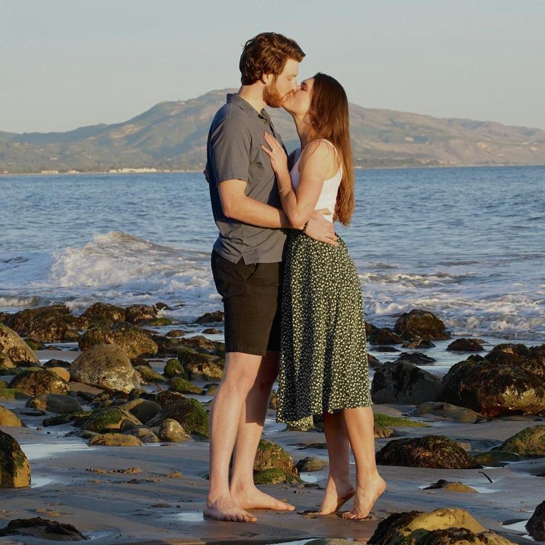 Valentine's Day 2020, on the beach in Santa Barbara.