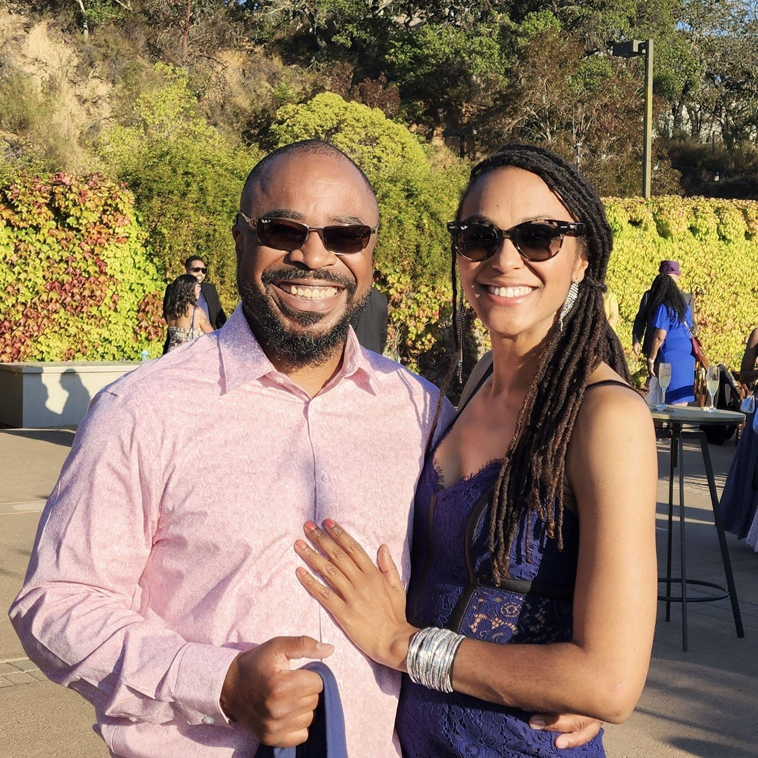 Enjoying wedding vibes with close friends near wine country!