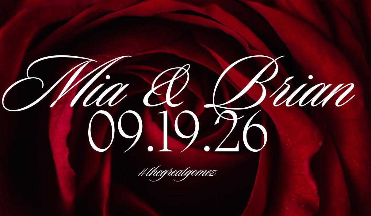 The Wedding Website of Mia King and Brian Gomez