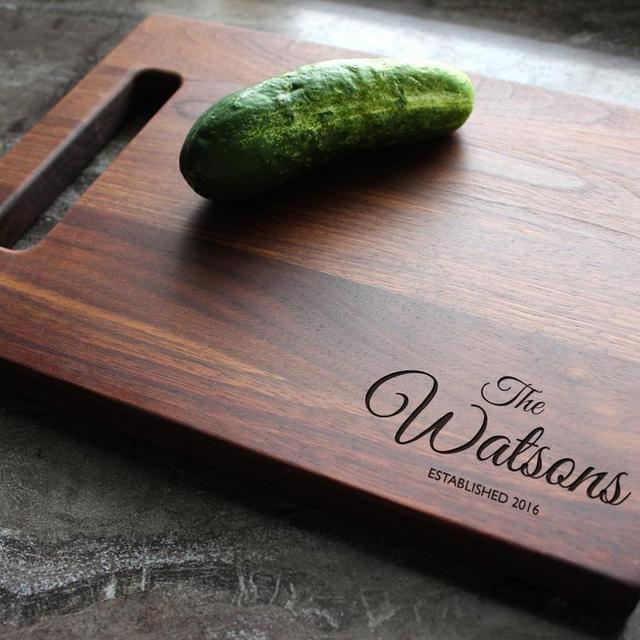 Personalized Cutting Board - Engraved Cutting Board, Custom Cutting Board, Wedding Gift, Housewarming Gift, Anniversary Gift, Engagement #71