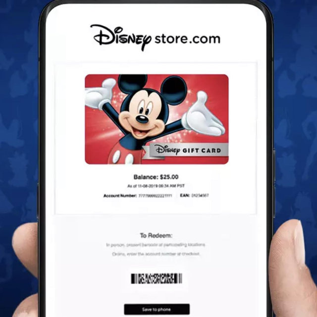 Disney Gift Cards